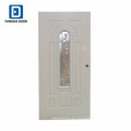 portas de vidro deslizantes de aço inoxidável de inserção de vidro decorativo